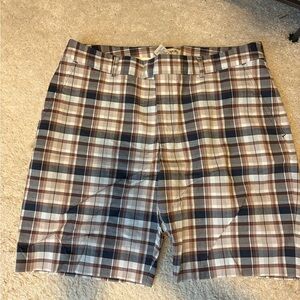 Women’s banana republic stretch size 12 Plaid Shorts